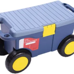 Enakshi (LABEL) Creations Garden Cart Scooter and Seat Wear Resistant Portable Storage with Bench image 2