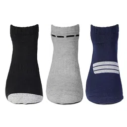 bonjour Men's Performance Cushioned socks | Secret length Sports socks for men's - PO3 image 2