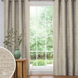 Nefertiti Home Brown 2 Pieces Self Design Black Out Long Door Curtains-image-41