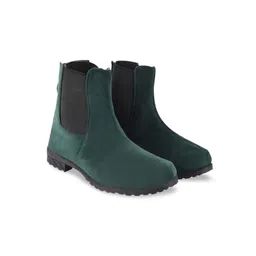 BAESD Girls Suede Mid-Top Chelsea Boots-image-9