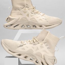 Atom Men Textured High Top Sneakers-picture-31