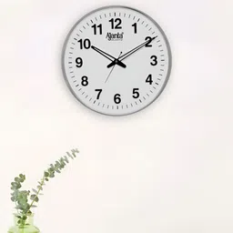 AJANTA White and Black Analog Fashion Wall Clock-picture-37