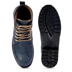 Woakers Men Round Toe Mid-Top Lace-Ups Boots image 5