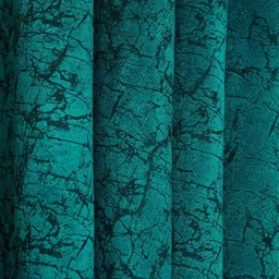 Homefab India Turquoise Blue Set of 2 Room Darkening Window Curtains 5 Feet image 5