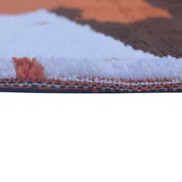 PRESTO Orange & Beige Abstract Contemporary No Shredding Carpet image 5