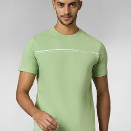 LOUIS STITCH Men Super Combed Cotton Pastel Green Regular Fit Round Neck T-Shirt-picture-26