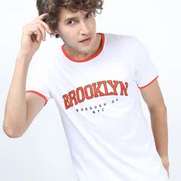 HIGHLANDER Men White Typography Printed Round Neck T-shirt-picture-57