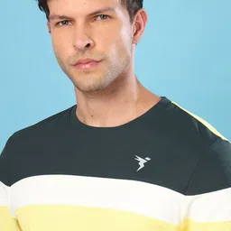 Technosport Men Active Colorblock T-shirt image 2