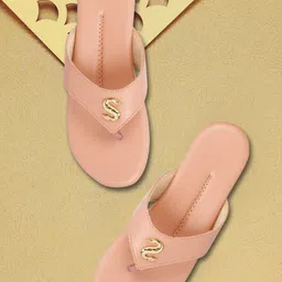 sneakers villa Women Embellished T-Strap Flats-image-52