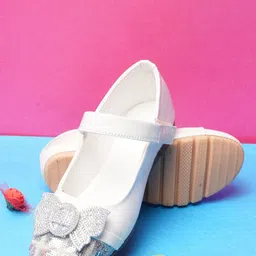 BAESD Girls Embellished Velcro Ballerinas-picture-33