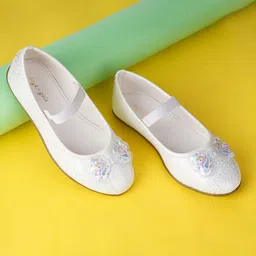 BOYZ N GALZ Girls Embellished Bow Detailed Ballerinas-image-61