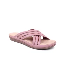 TRASE Women Colourblocked Open Toe Flats image 2