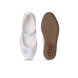 BOYZ N GALZ Girls Embellished Bow Detailed Ballerinas image 3