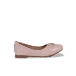 BAESD Girls Textured Embellished Pointed Toe Ballerinas image 2