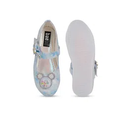 BAESD Girls Printed Bow Embellished Ballerinas image 3