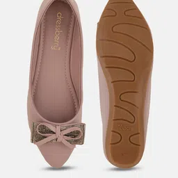 DressBerry Round Toe Ballerinas with Bows image 2