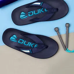 Duke Men Striped Thong Flip-Flops-picture-22