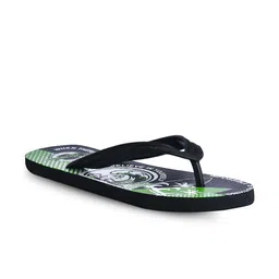 Paragon Men Green & Black Printed Thong Flip-Flops-picture-42