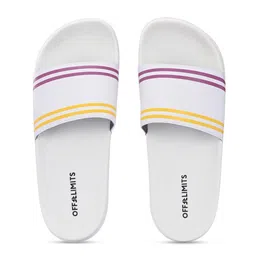 OFF LIMITS Men Striped Sliders image 3