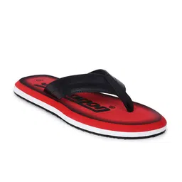 Paragon Men Black & Red Printed Thong Flip-Flops image 4