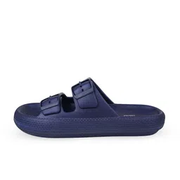 TRV Men Buckle Detailed Slip On Flip Flops image 5