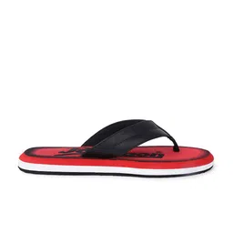 Paragon Men Black & Red Printed Thong Flip-Flops image 2