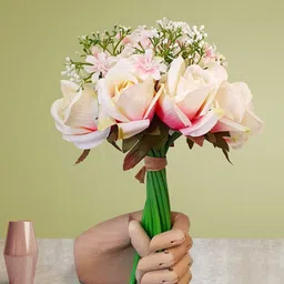 Art Street White and Green Artificial Flower-image-56