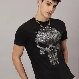Free Authority Punisher Printed Pure Cotton T-Shirt-picture-47