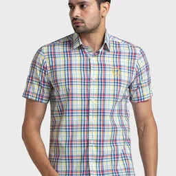 ColorPlus Checks Tailored Fit Organic Cotton Casual Shirt image 1