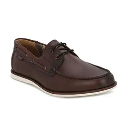 Overdrive Men Leather Lightweight Boat Shoes image 3