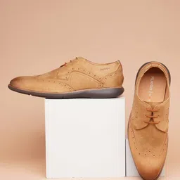 Ruosh Men Leather Lace-Up Formal Brogues-picture-17