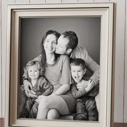 Art Street Silver-Toned Premium 3D Table Photo Frame-image-70