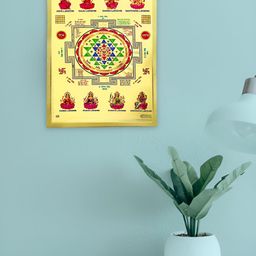 Hawai Gold-Toned & Red Ashta Laxmi Acrylic Wall Photo Frames-picture-21