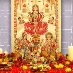 Hawai Gold Toned & Red Religious Acrylic Wall Photo Frames-picture-11