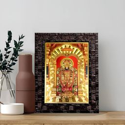 Hawai Black & 24K Gold Plated Self Designed Wooden Rectangular Wall Photo Frame-picture-43