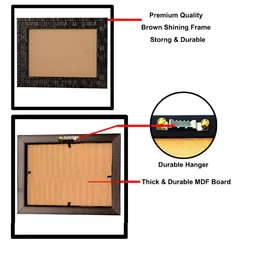 Hawai Black & Red Wood Wall Photo Frame image 3