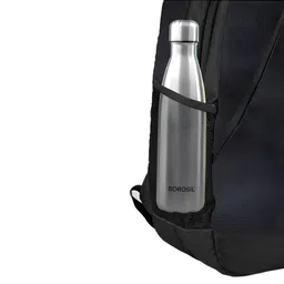 BOROSIL Silver-Toned 2 Pcs Stainless Steel Single Wall Water Bottles 1 L image 3