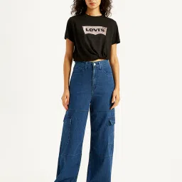 levi's Women's Blue Baggy Fit High Rise Jeans-picture-22