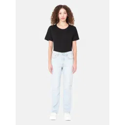 levi's Women's 501 Light Indigo Straight Fit High Rise Jeans-picture-34