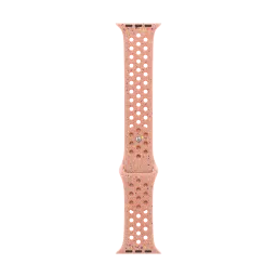 Apple Aluminium & Fluoroelastomer Nike Sport Band for Apple (38mm / 40mm / 41mm, M/L) (Strong & Durable, Alpenglow Pink) image 2