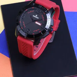 WROGN Men Brass Patterned Dial & Bracelet Style Straps Analogue Multi Function Watch WRGN136D image 1