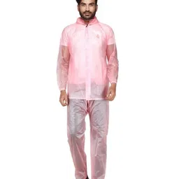 sindon Protective Raincoat with Hood, Disposable, Breathable, Size Free_12237-1 (XL,Darkpink) image 1