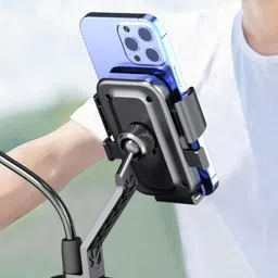 Drumstone (Amazing 15 Years Warranty Phone Holder: [Super Stable & Full Protection] Universal Mount for Bikes, Motorcycles, Scooters - for Cyclists image 4