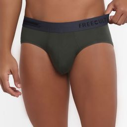 FREECULTR Men Green Solid 3X Anti-Microbial Air-Soft Micromodal Briefs FC-XT-B-SEG-picture-11