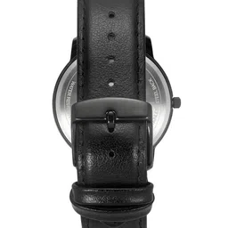 Helix Men Brass Dial & Leather Straps Analogue Watch TW039HG15 image 4