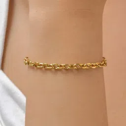 Jewels Galaxy Gold Plated Stainless Steel Anti-Tarnish Rope Style Wraparound Bracelet-picture-25