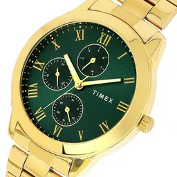 Timex Men Brass Dial & Stainless Steel Straps Analogue Watch TWEG18527 image 2