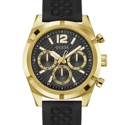 GUESS Men Textured Dial & Silicon Straps Analogue Watch GW0729G2-picture-38
