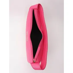 tommy hilfiger accessories Tommy Hilfiger Solid Pink Pu Handbag image 4