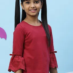 Biba Red Regular Top image 4